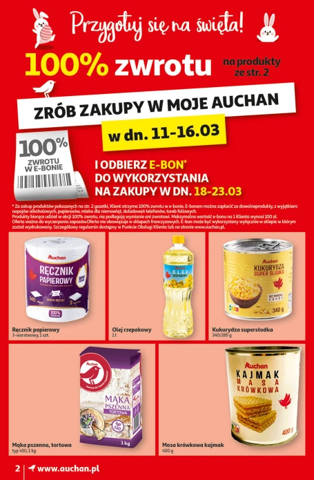 Gazetka Promocyjna Gazetka Koszyk Oszczędności Moje Auchan strona 2