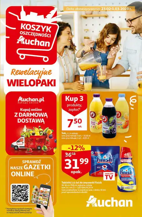 Gazetka Rewelacyjne Wielopaki Hipermarket Auchan