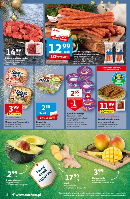 Рекламный каталог Gazetka Magia Świąt Część 2 Hipermarket Auchan страница 2