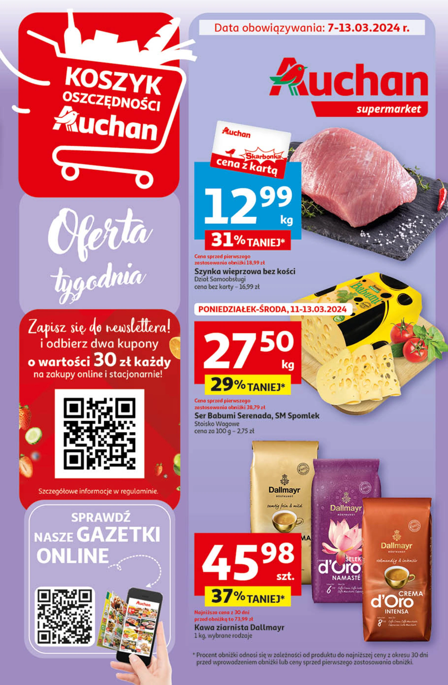 Gazetka Promocyjna Gazetka Oferta tygodnia Supermarket Auchan strona 1