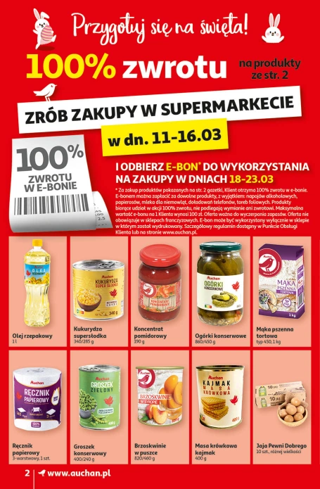 Gazetka Promocyjna Gazetka Oferta tygodnia Supermarket Auchan strona 2