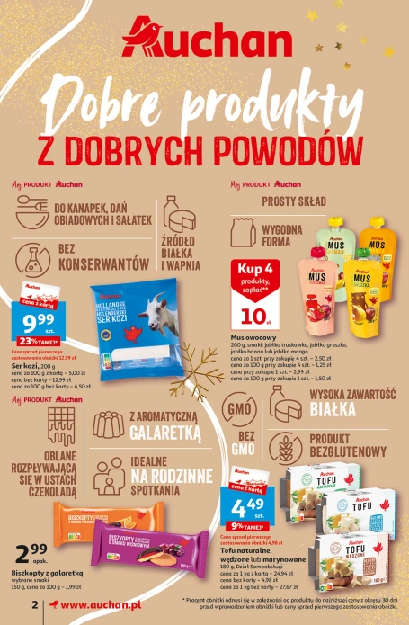 Рекламный каталог Gazetka Magia Świąt Część 2 Hipermarket Auchan страница 2
